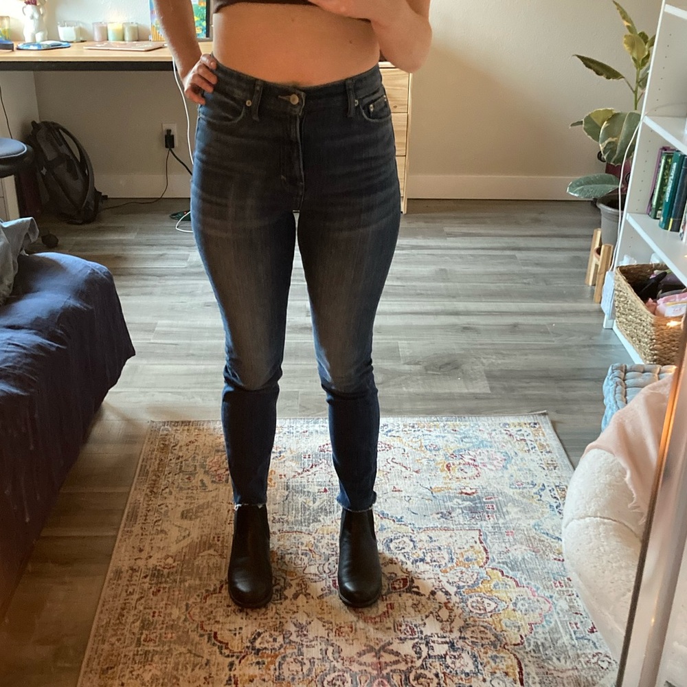 Luck Brand High Waist Skinny Jeans